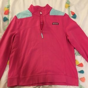 Pink Vineyard Vines Pullover
